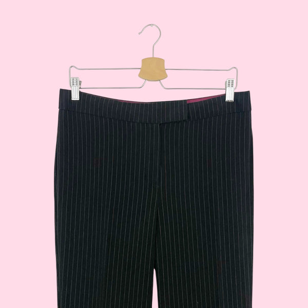 BLACK + PINK PINSTRIPE OFFICE PANTS (9)