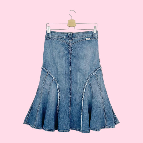 Y2K JOLT DENIM PANELED MIDI SKIRT (3)