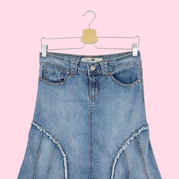 Y2K JOLT DENIM PANELED MIDI SKIRT (3)