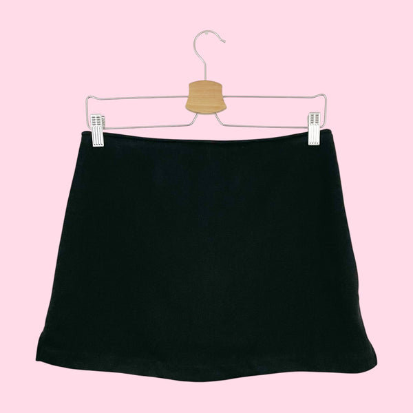 BLACK MINI SKORT (M)