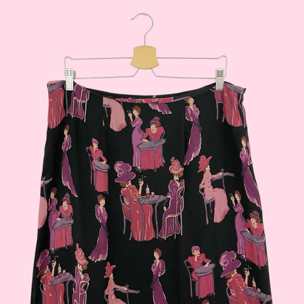 SILK NOVELTY PRINT MIDI SKIRT (16)