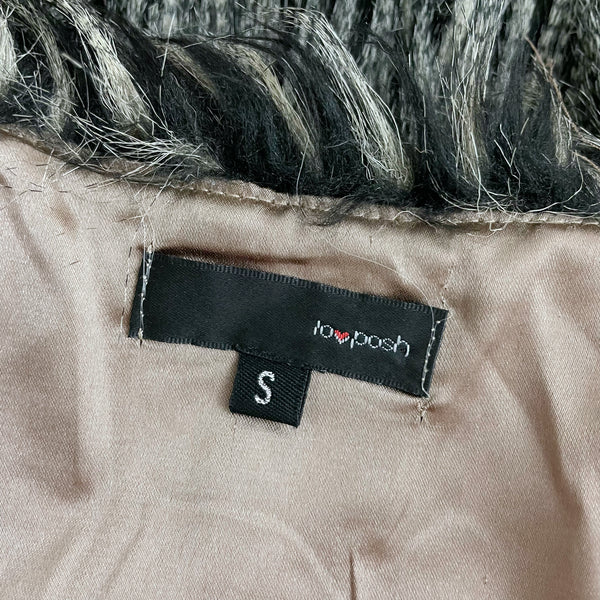 FAUX FUR VEST (S)