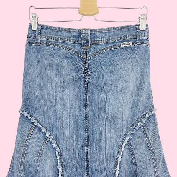 Y2K JOLT DENIM PANELED MIDI SKIRT (3)