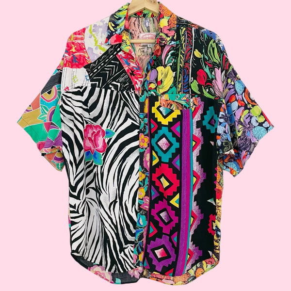 JAM'S WORLD MIXED PRINT SHIRT (S)
