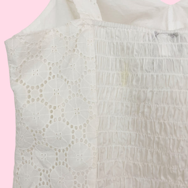 WHITE EYELET LACE UP TANK (14)