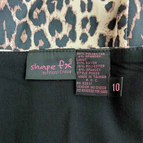 LEOPARD PRINT CORSET TOP (M)