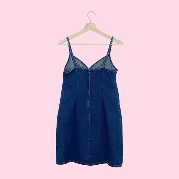 DARK DENIM MINI DRESS (7)