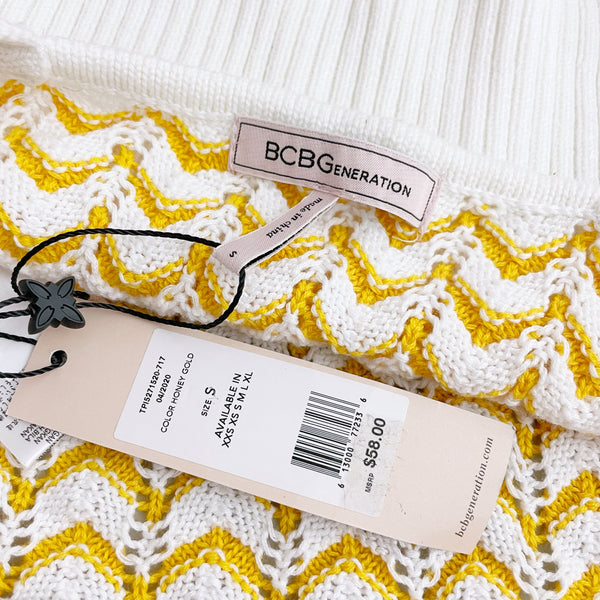 KNIT CROPPED TANK TOP (S)