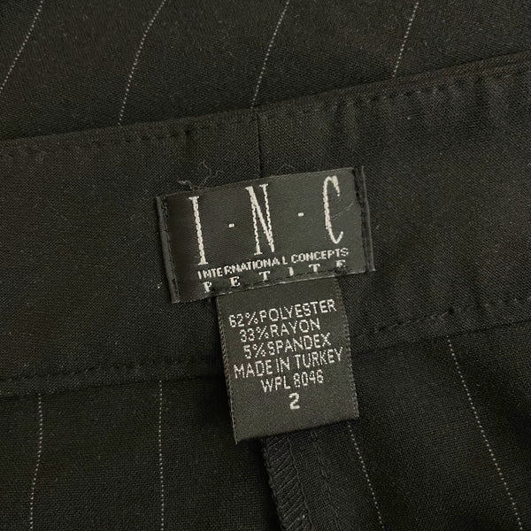 EMBROIDERED PINSTRIPE OFFICE SIREN PANTS (2)