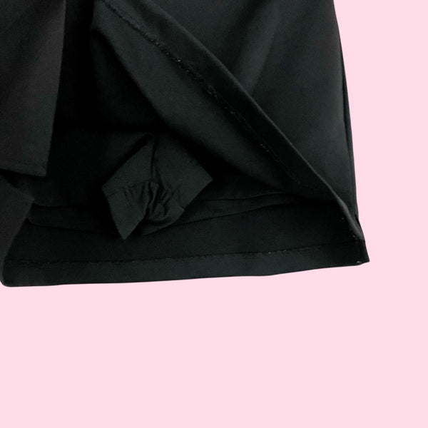 BLACK MINI SKORT (M)