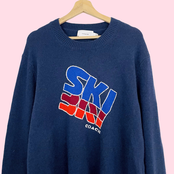 COACH SKI INTARSIA SWEATER (XXL)
