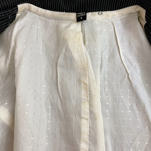 BEBE PINSTRIPE LACE UP JACKET (4/6)