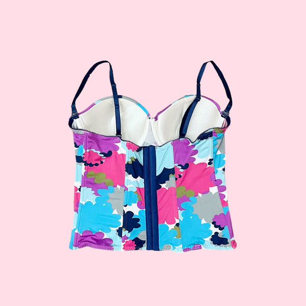 FREDERICK'S FLORAL BUSTIER (L)