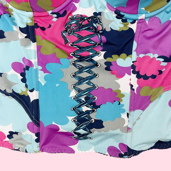 FREDERICK'S FLORAL BUSTIER (L)