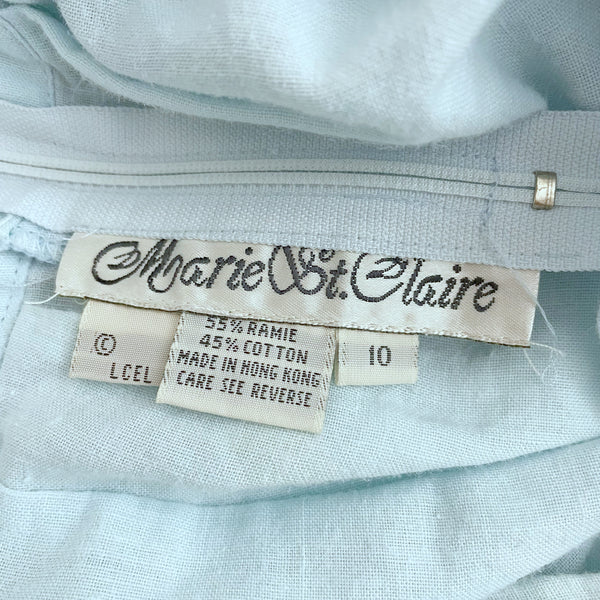 80S LIGHT BLUE FULL SKIRT (29)