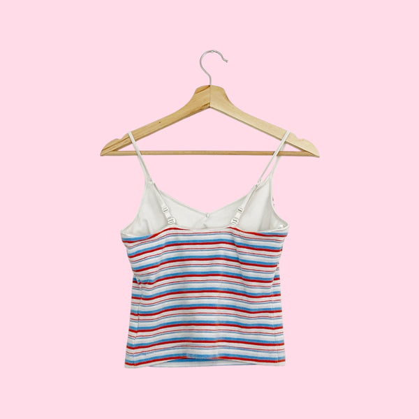 Nike Striped Terry Cloth Tank (S)