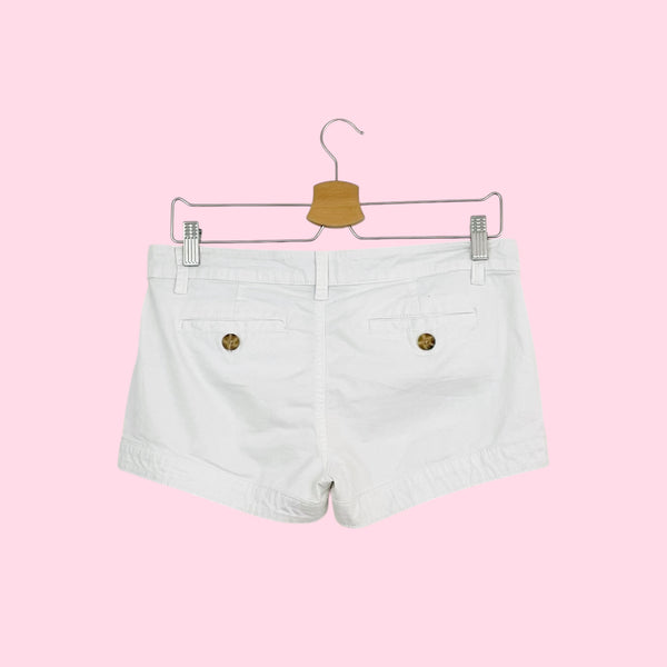 Y2K WHITE LOW RISE SHORTS (7)