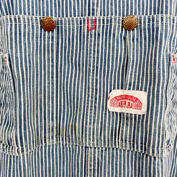 ROUNDHOUSE HICKORY STRIPE OVERALLS (42)
