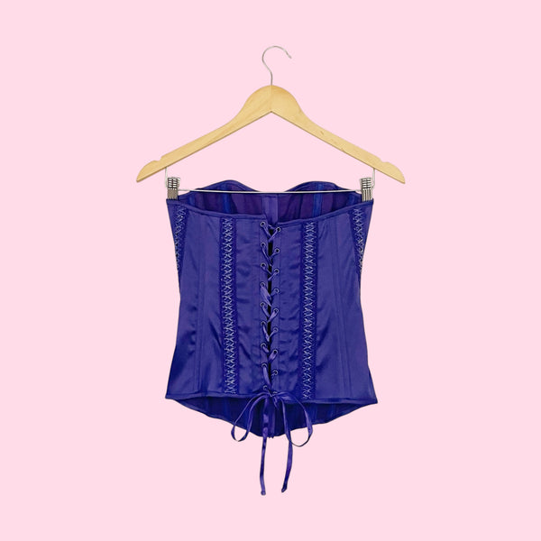 PURPLE LACE UP CORSET (M)