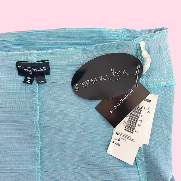 METALLIC BLUE TUBE TOP (S)