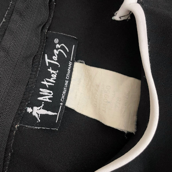 90s Black + White Stripe Mini Dress (S)