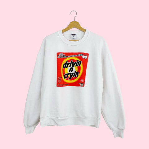 90S DRIVIN N CRYIN SWEATSHIRT (M/L)