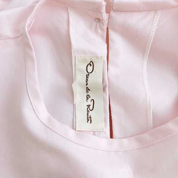80S OSCAR DE LA RENTA PASTEL DRESS (XS/S)
