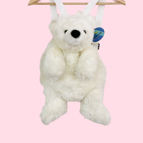 POLAR BEAR PLUSH BACKPACK (O/S)