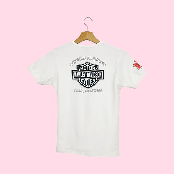 Y2K HARLEY DAVIDSON BABY TEE (M)