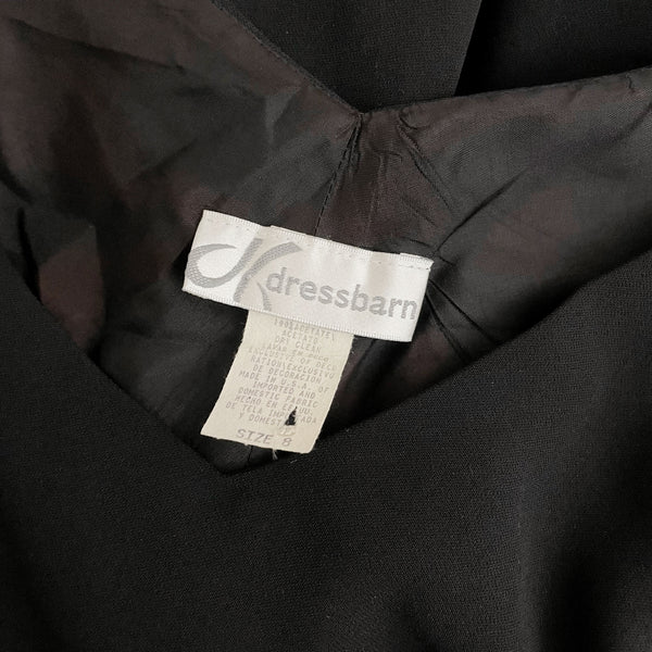 Y2K BLACK FLORAL EMBROIDERED MIDI DRESS (8)