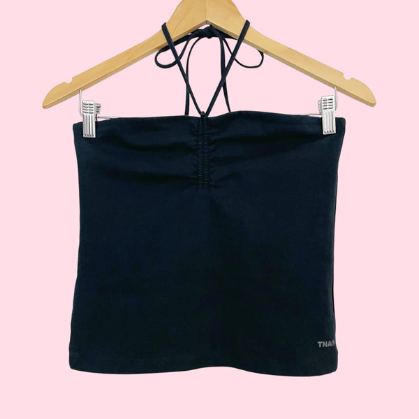 TNA Black Halter Top (S)