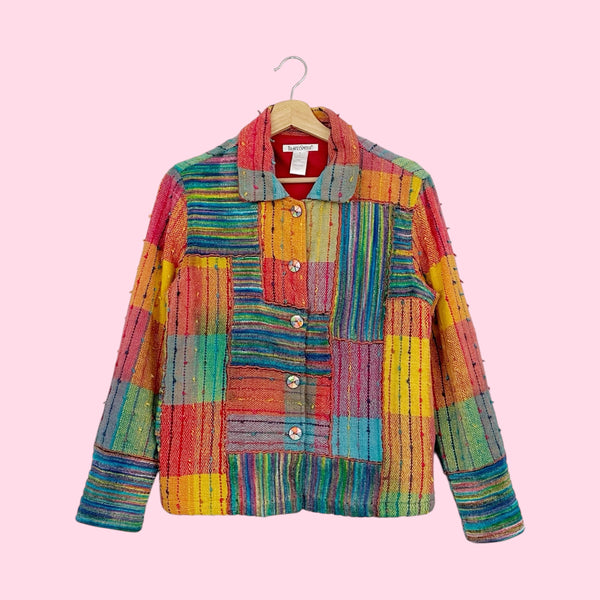 RAINBOW PATCHWORK JACKET (S)