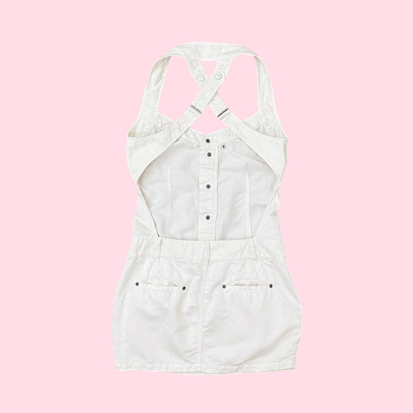 DIESEL WHITE MINI DRESS (S)