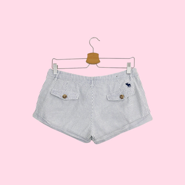 Y2K Abercrombie Striped Low Rise Micro Shorts (6)