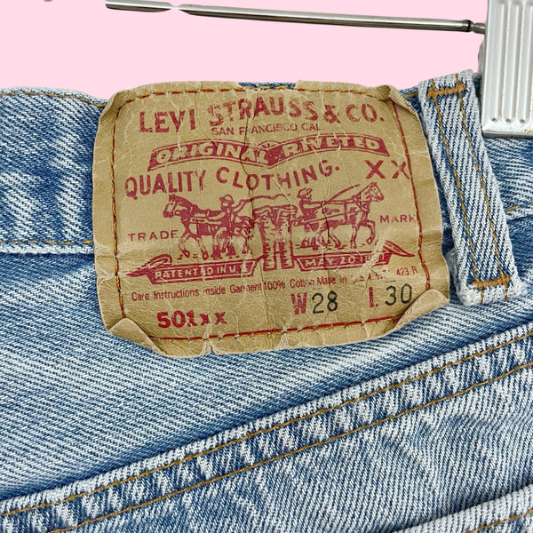 90s LEVI'S MADE IN USA 501 CUTOFF SHORTS (25)