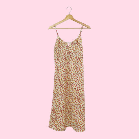 Y2K EXPRESS FLORAL PRINT MIDI DRESS (4/6)