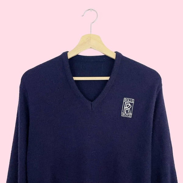 ROLLS ROYCE EMBROIDERED SWEATER (M/L)