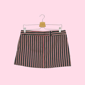 MULTICOLOR STRIPED MINI SKIRT (10)