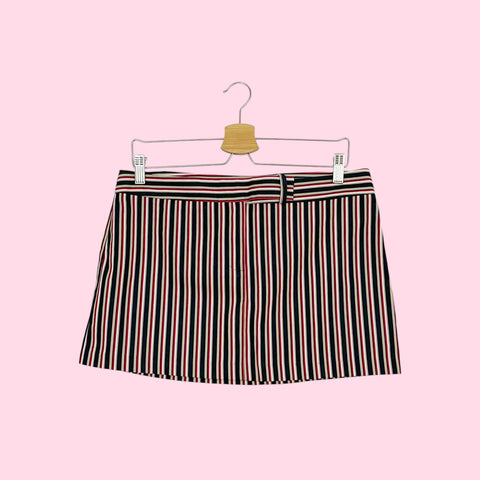MULTICOLOR STRIPED MINI SKIRT (10)