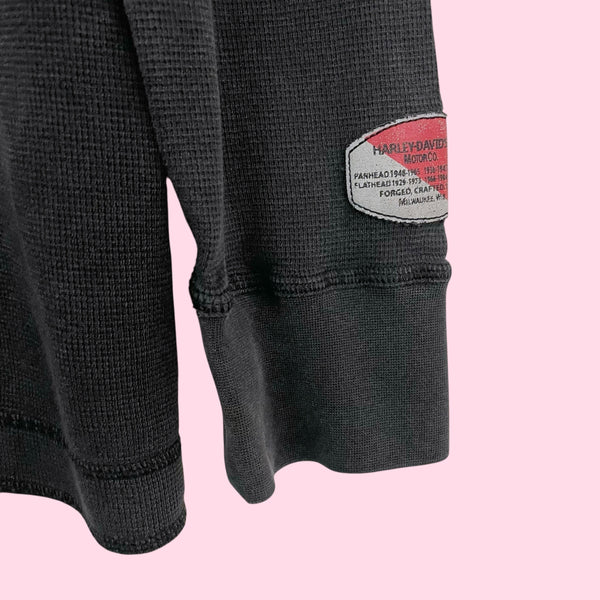 HARLEY DAVIDSON 1/4 ZIP THERMAL (M)