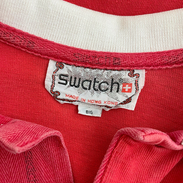 80S SWATCH PRINTED RUGBY SHIRT (M)