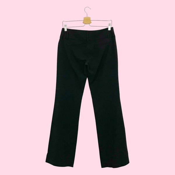 BLACK LOW RISE OFFICE SIREN PANTS (5)