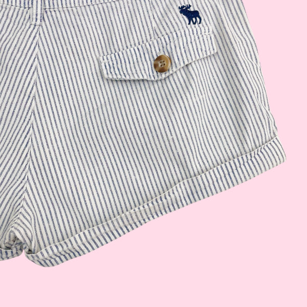 Y2K Abercrombie Striped Low Rise Micro Shorts (6)