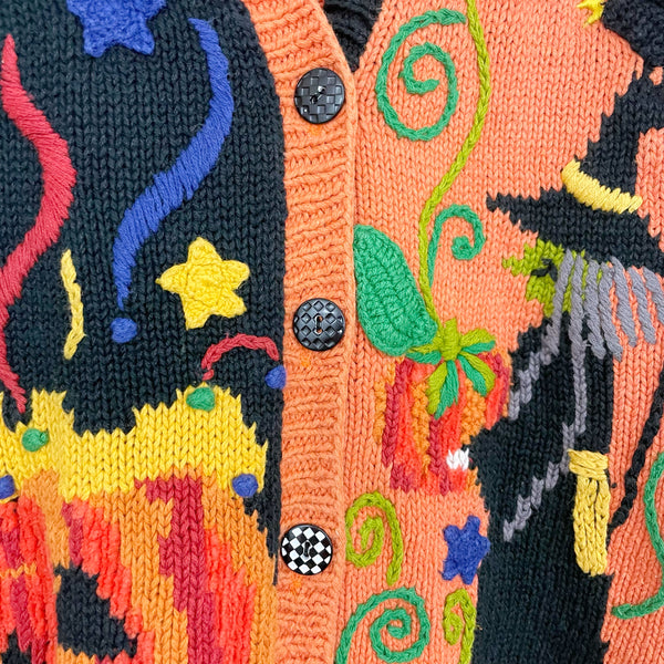 90S HALLOWEEN NOVELTY CARDIGAN (S)