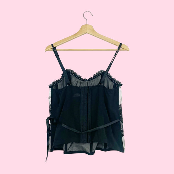 SILVER + BLACK CORSET (22/24)