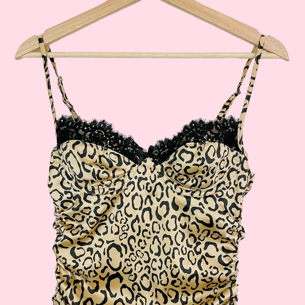 FOR LOVE & LEMONS FRANKIE DRESS LEOPARD (S)