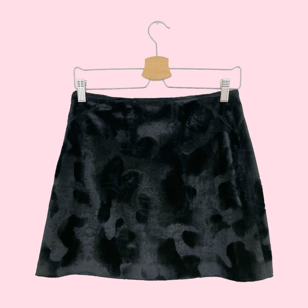 ICEBERG JEANS FAUX FUR MINI SKIRT (27)