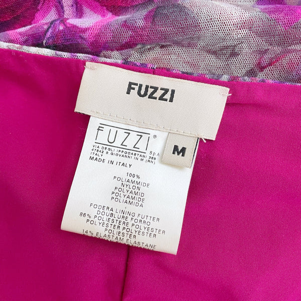 FUZZI PRINTED MESH DRESS (M)