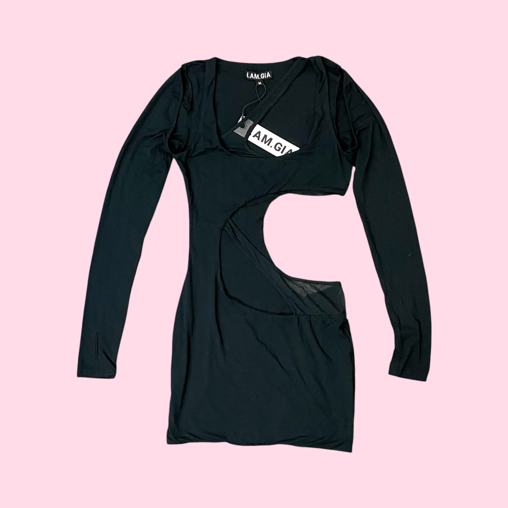 I.AM.GIA BLACK ONYX DRESS (M)