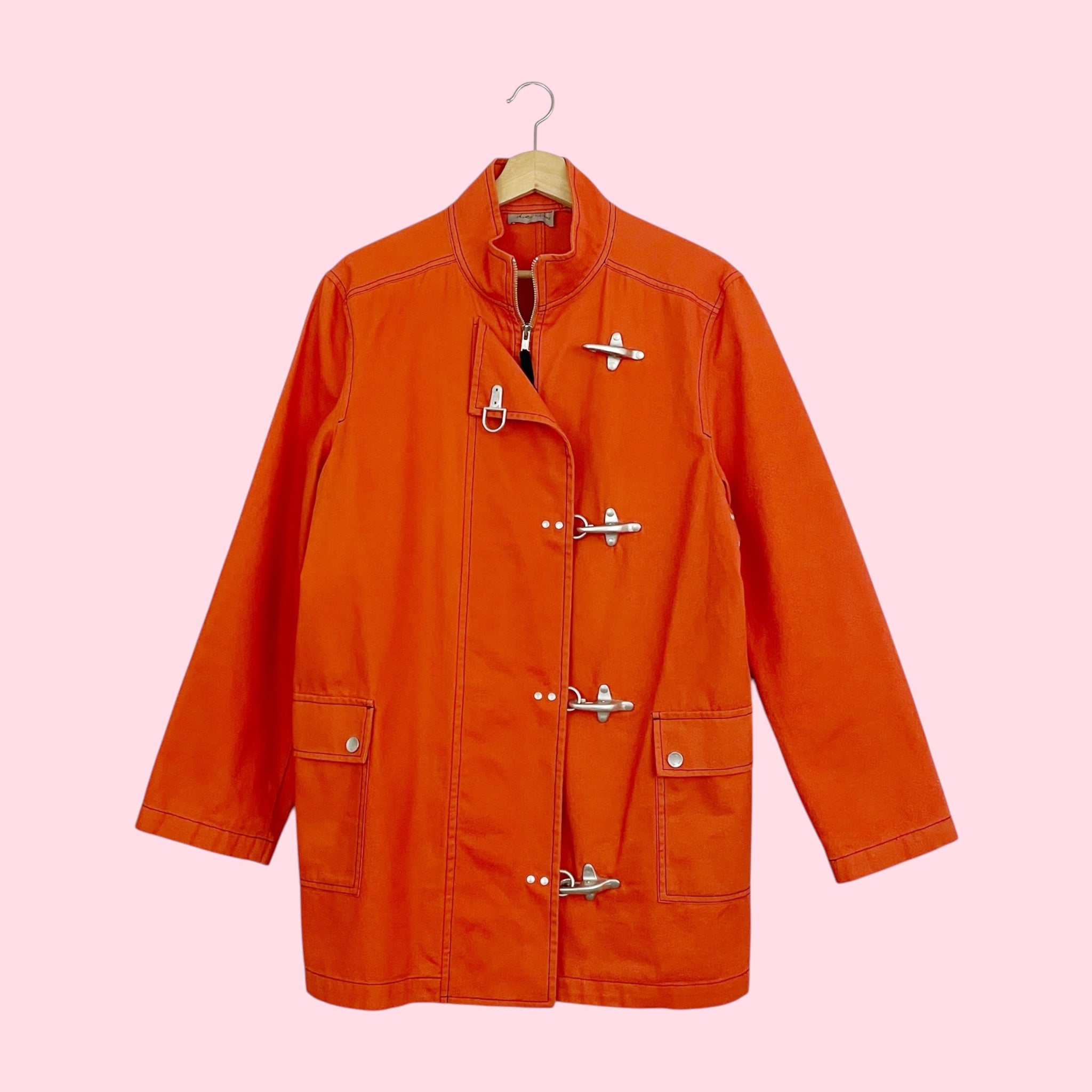 ORANGE FIREMAN CLASP JACKET (L/XL)